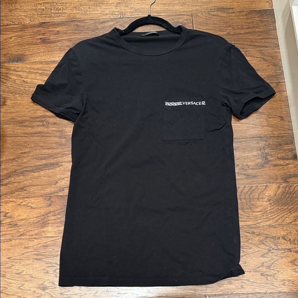 Versace Black Short Sleeve Tee